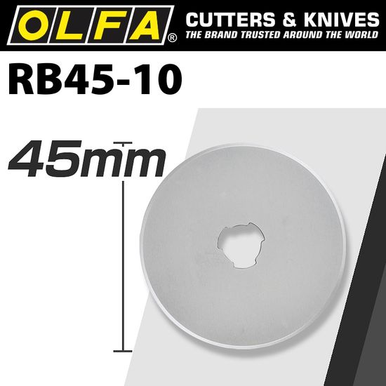 OLFA Blades Rotary Rb45-10 10/pack 45mm